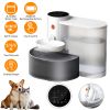 Smart Pet Water Fountain Automatic Cat Water Dispenser 3L/101OZ Cordless Rechargeable Dog Water Fountain Self-Refill with 3 Adjustable Volume 3 Time I