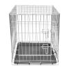 Foldable Metal Dog Cage L
