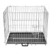 Foldable Metal Dog Cage L